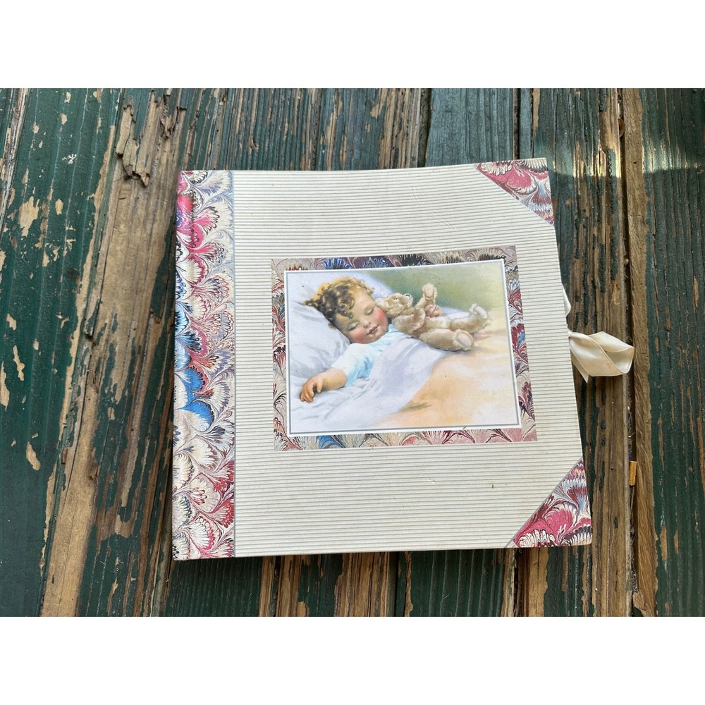 Nuestro Bebe Baby Memory Book Spanish Photo Album Blushing Rose Publishing 9x9